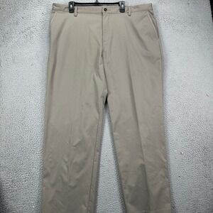 Adidas Climacool Pants Chino Men 42X32 Gray Vented Performance Stretch Tech Flex
